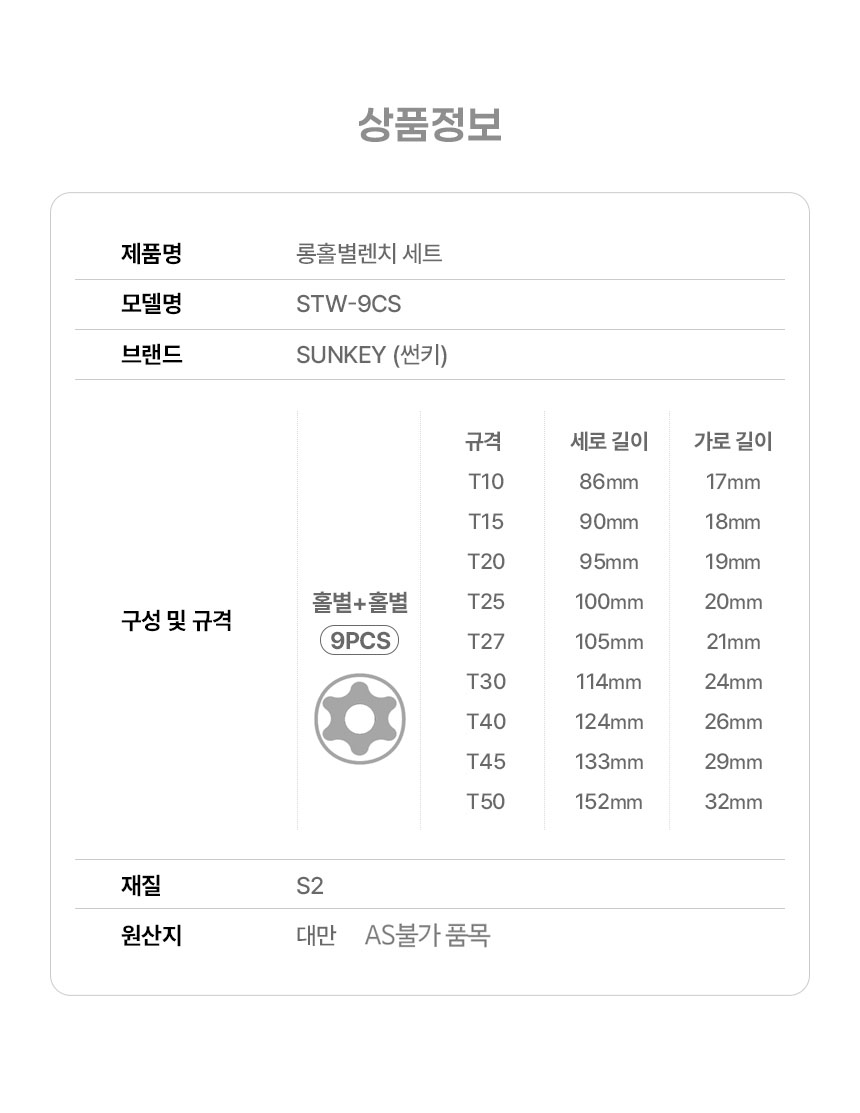 WERA (베라) 9pcs 롱볼 6각L렌치 세트 멀티컬러렌치 레인보우 헥스플러스 (고무그립) 950 SPKL/9 SB 073593